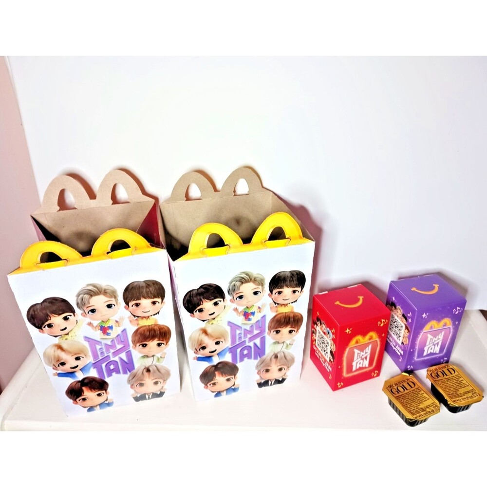 McDonald’s 2025 Tiny Tan Gold Sauce Happy Meal Collectable Toy Encore Edition